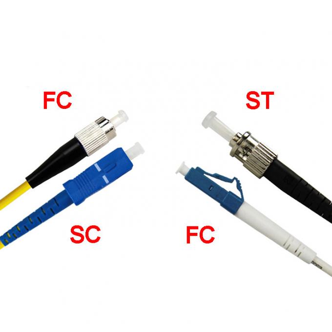Sc UPC 3M Gigabit de Sc UPC de FTTH 9/125 corde recto de 3M SC Fiber Optic Patch de pullover de câble optique de fibre de mode unitaire