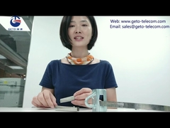 Wedge FTTH Drop Wire Tension Clamp Galvanized Steel 2 - 8mm