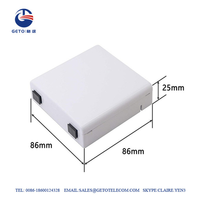 Sc de FTTH/coffret d'extrémité de fibre d'OEM de prise murale plaque avant de RPA IP65