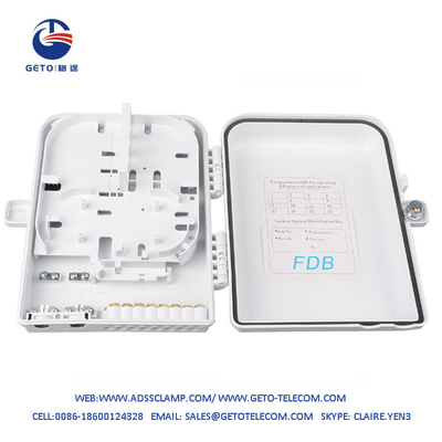 Boîte de distribution imperméable extérieure de câble à fibres optiques de noyaux de l'ABS 16 de coffret d'extrémité de fibre