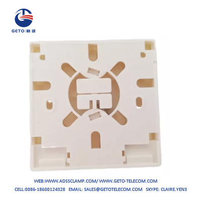 Prise murale optique de prise de fibre d'ODM d'OEM 86×86×25mm