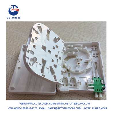 Prise optique de fibre de débouché de Mini Fiber Optic Organizers Wall de 2 ABS de ports