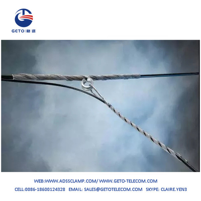 Réseaux préformés hélicoïdaux d'Armor Rod Spiral Suspension Clamp FTTH d'envergure courte