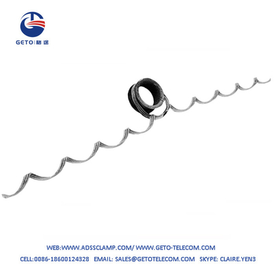 Réseaux préformés hélicoïdaux d'Armor Rod Spiral Suspension Clamp FTTH d'envergure courte