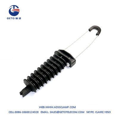 Clampe à câble ADSS aérienne de type coin Clampe en fibre de plastique 16 mm