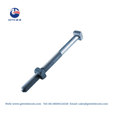 Écrous principaux carrés d'OIN 9001 de machine de mb de HDG - et - boulons