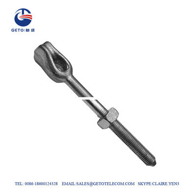 0,625&quot; a forgé le boulon galvanisé et l'écrou de l'immersion 11.5KN chaude