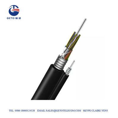 Câble blindé optique de fibre du brin OM3 de GYTC8A 12