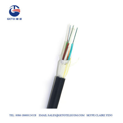 Câble optique métallique de fibre du fil G657A 12 du SM ADSS