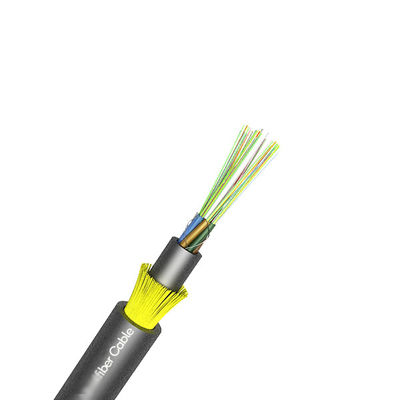 Câble optique de fibre de noyau de la gaine G652D 8 de double d'ADSS