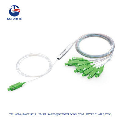 PLC optique de diviseur de fibre de la manière 1x4 de SM Mini Steel Tube Type 4 de Sc RPA