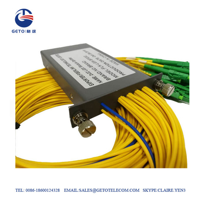 Mini LGX module de diviseur de câble à fibres optiques de la cassette 1260nm de 2×32