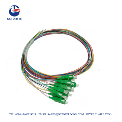 La correction optique de fibre de Sc/RPA 0.9mm de 12 noyaux attachent le tresse multi de SM